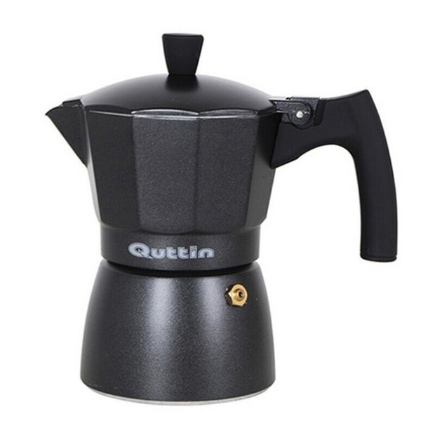 Italienische Kaffeemaschine Quttin Darkblack Induktion Schwarz