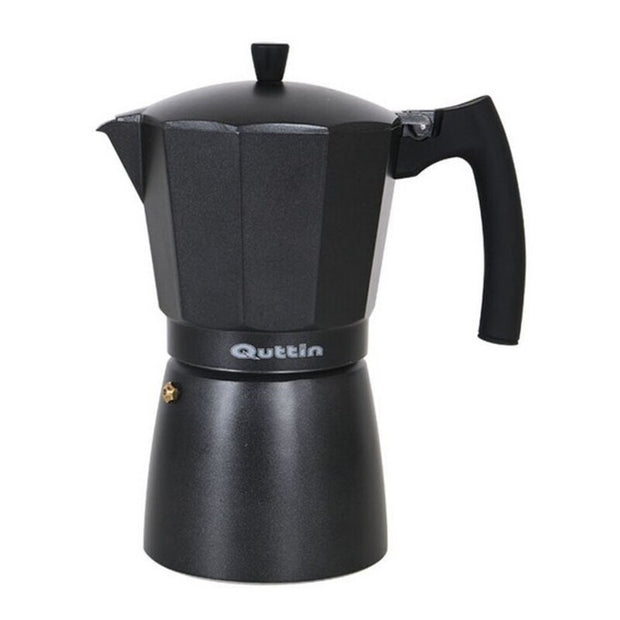 Italienische Kaffeemaschine Quttin Darkblack Induktion Schwarz