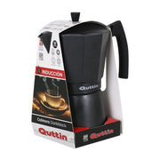 Italienische Kaffeemaschine Quttin Darkblack Induktion Schwarz