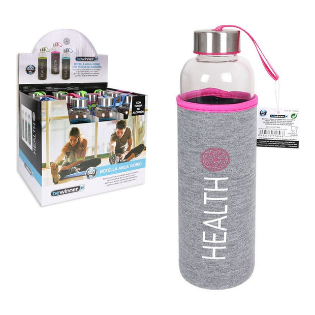 Kristallflasche mit Neoprenhülle Bewinner (600 ml)