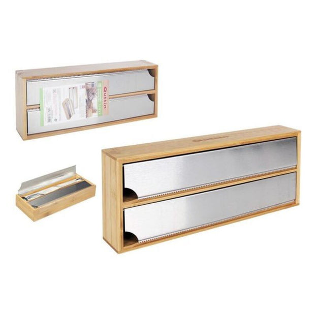 Ausgabegerät Quttin Bambus Double (33,5 x 13 x 5,5 cm)
