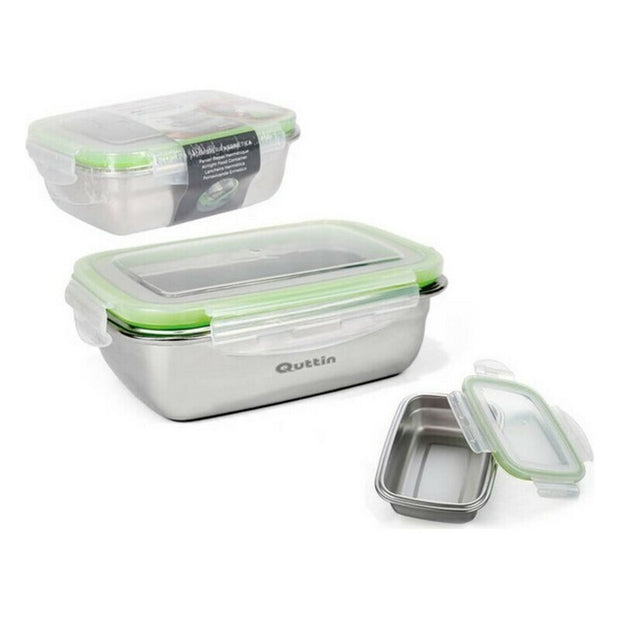 Lunchbox Quttin rechteckig Hermetischer verschluss (550 ml)