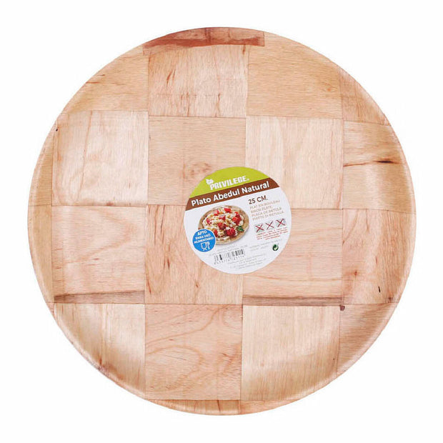 Teller Privilege Natural Birke (Ø 25 cm) (ø 25 cm)