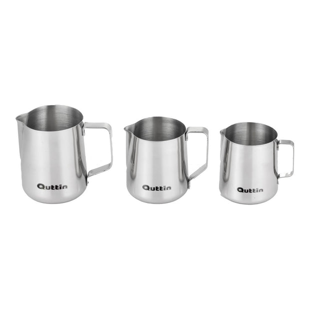 Milchkrug Quttin Silberfarben Edelstahl (475 ml)