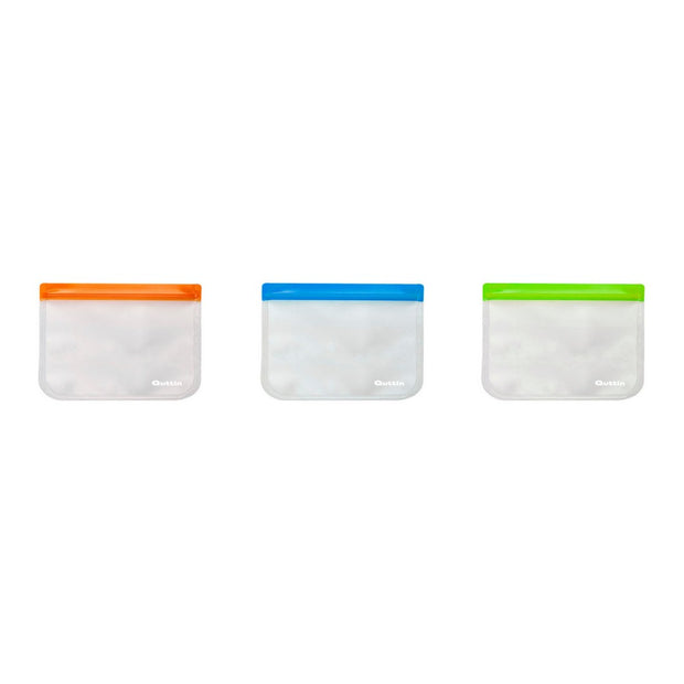 Reusable Food Bag Set Quttin 3 Pieces (22 x 18 cm)