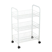Gemüsewagen Confortime Metall Weiß (40 x 26 x 62 cm)
