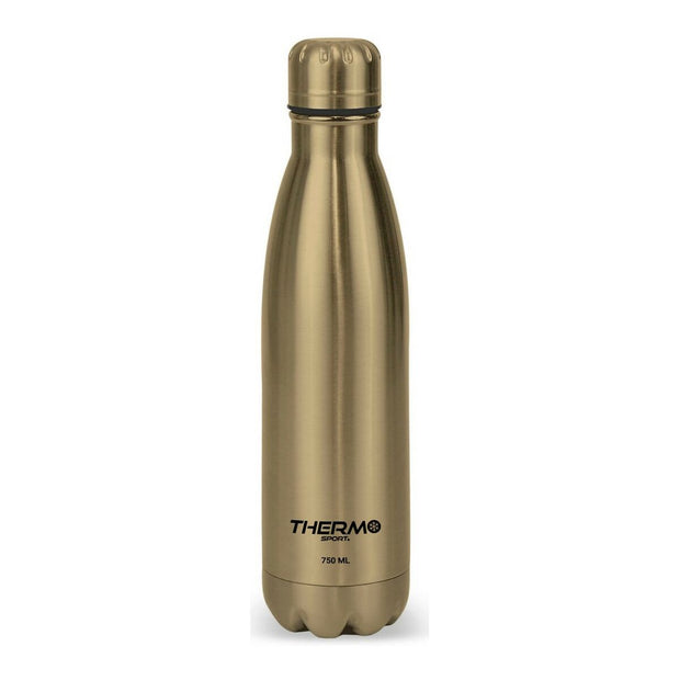 Thermosflasche ThermoSport Golden Stahl (750 ml)