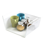 Küchenregalkorb Confortime Metall Weiß (24,5 x 25 x 14 cm)