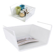 Küchenregalkorb Confortime Metall Weiß (24,5 x 25 x 14 cm)