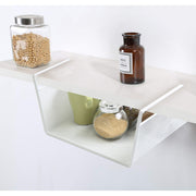 Küchenregalkorb Confortime Metall Weiß (24,5 x 25 x 14 cm)