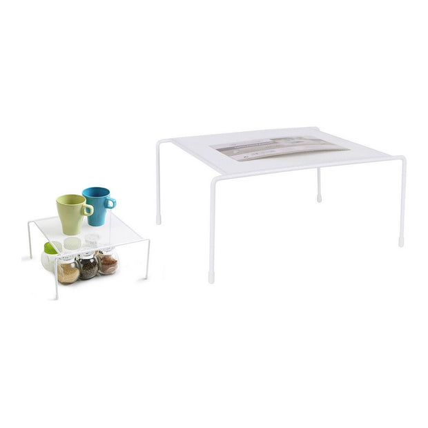 Regale Confortime Metall Weiß Veranstalter (30 x 26 x 13,5 cm)