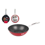 Wok Pfanne Quttin Majestic Rot (24 x 7 cm)