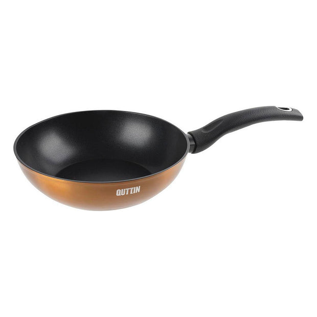 Wok Pfanne Quttin Foodie Kupfer (24 x 7 cm)