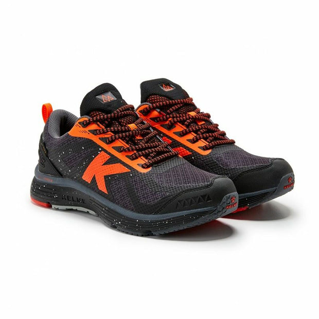 Laufschuhe für Erwachsene Kelme Cushion Travel Orange/Schwarz