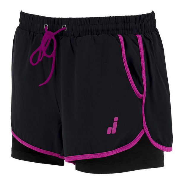 Sport Shorts Joluvi Meta Duo W Schwarz (XS)