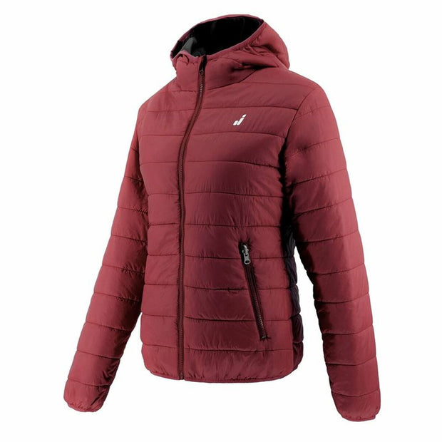 Anorak Joluvi Shure Damen Mit Kapuze Dunkelrot