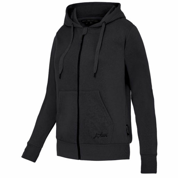 Sportjacke für Frauen Joluvi Kapuze Schwarz