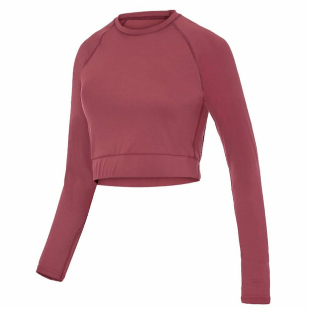 Damen Langarm-T-Shirt Joluvi Tiefes Rot