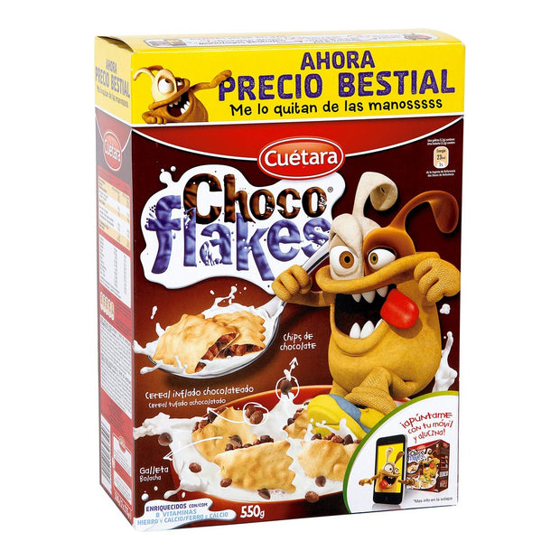 Getreide Cuetara Choco Flakes (520 g)