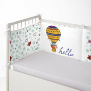 Cot protector Cool Kids Felipe (60 x 60 x 60 + 40 cm)