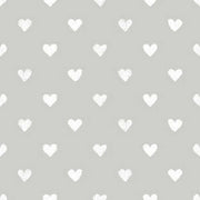 Cot protector Cool Kids Hearts (60 x 60 x 60 + 40 cm)