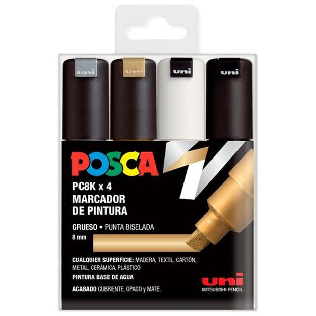 Set of Markers POSCA PC-5M GSWB Multicolour 4 Pieces