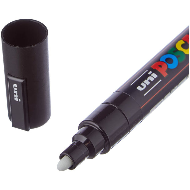 Set of Felt Tip Pens Uni-Ball Posca Basic PC-5M 8 Units