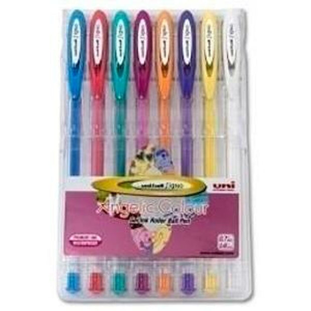 Set of Biros Uni-Ball Rollerball Signo Angelic Colour UM-120AC Multicolour