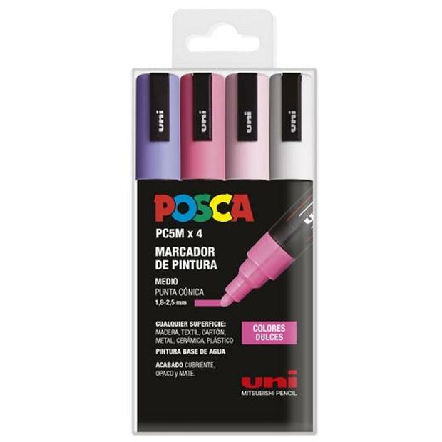 Set of Markers POSCA PC-5M Sweet 4 Pieces