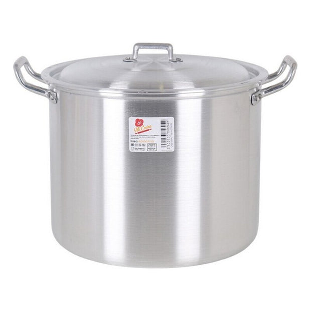 Kochtopf mit Deckel Aluminium Silberfarben 6 L (Ø 22 cm)