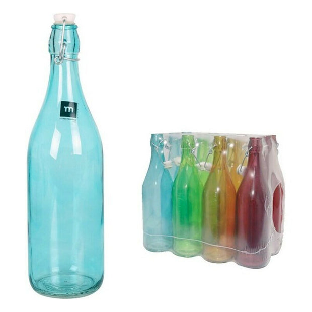 Flasche La Mediterránea Lella-Coral Glas 1L
