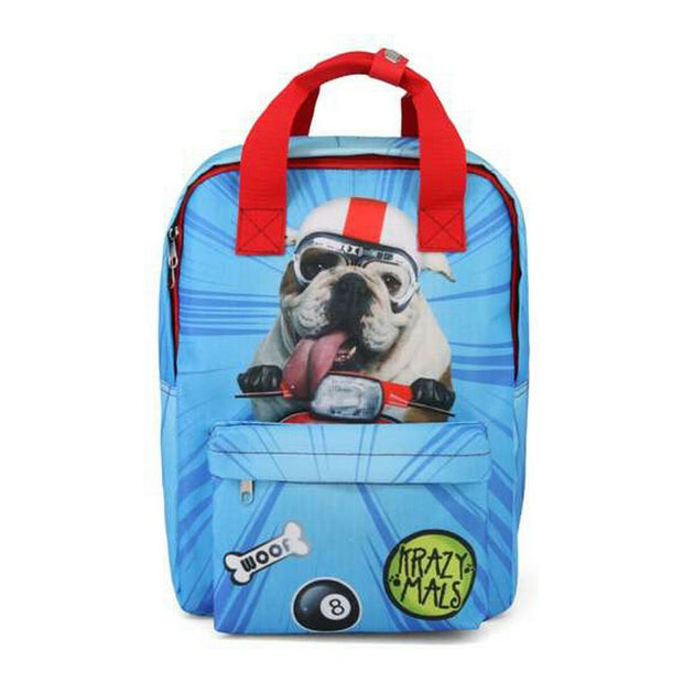 School Bag Karactermania Krazimals Dash Bulldog (38 x 27 x 18 cm)