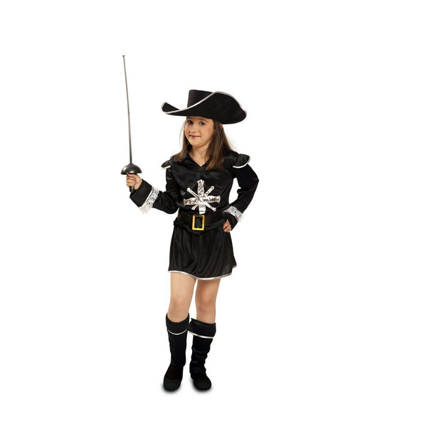 Costume for Children My Other Me Black Girl Male Musketeer 3-4 Years