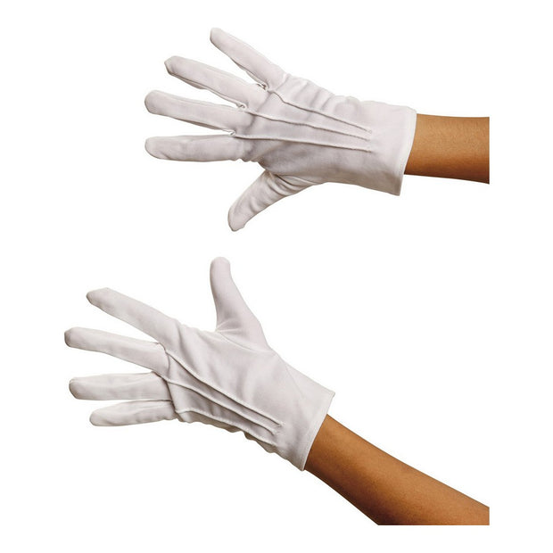 Gloves My Other Me White Adults Short (One Size)