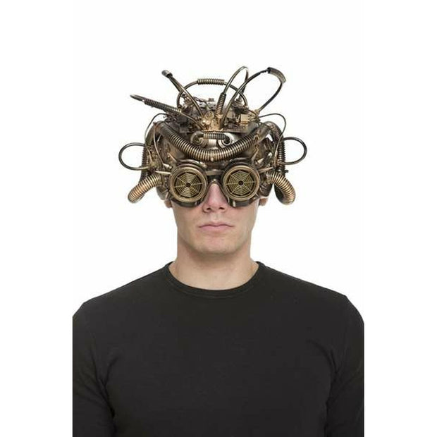 Helmet Steampunk One size Brown