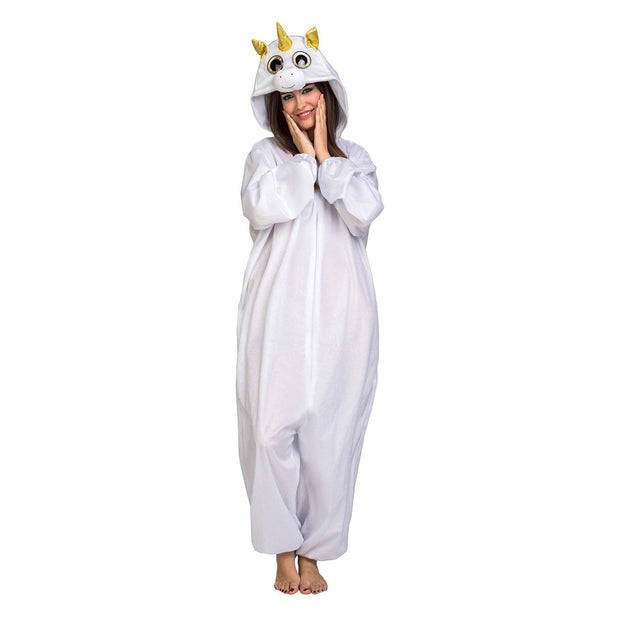 Costume for Adults My Other Me Big Eyes Size S White Unicorn