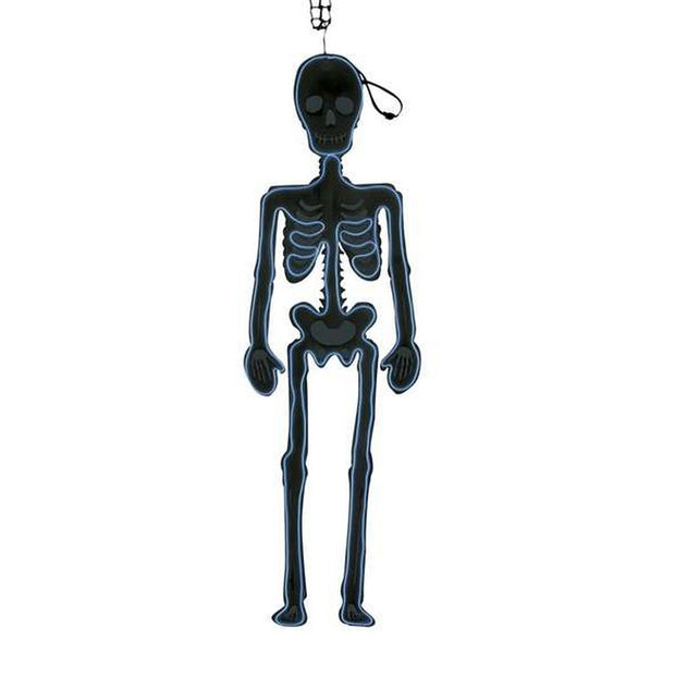 Hanging decoration My Other Me Skeleton Lights Halloween Neon Outlines (90 x 30 cm)