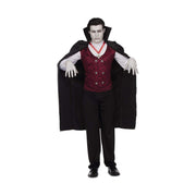 Costume for Adults My Other Me Vampire Size M/L Trousers Shirt Vest Cloak