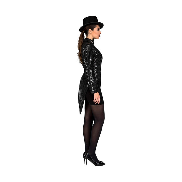 Costume for Adults My Other Me Show Woman Black Size M/L Jacket