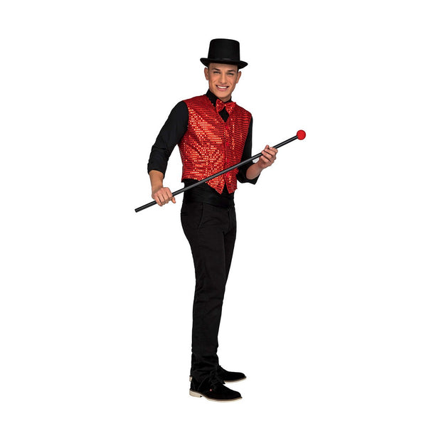 Costume for Adults My Other Me Showman Red Size M/L Vest