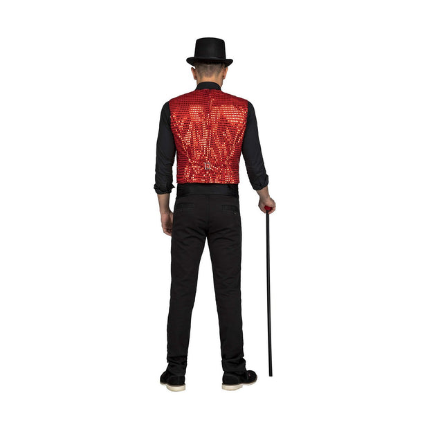 Costume for Adults My Other Me Showman Red Size M/L Vest