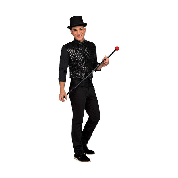 Costume for Adults My Other Me Showman Black Size M/L Vest