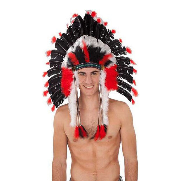 Hat My Other Me Great Boss Feathers American Indian 80 x 60 cm