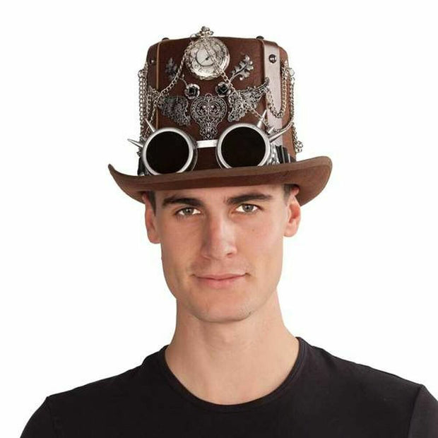 Hat My Other Me Steampunk Brown