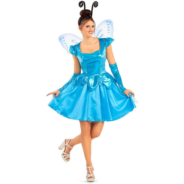 Costume for Adults My Other Me Blue Size M Fairy