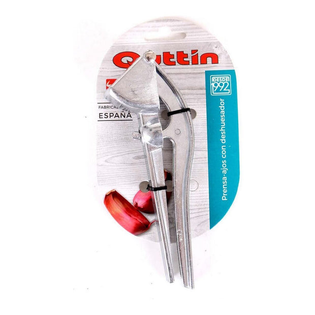 Knoblauchpresse mit Entsteinungsvorrichtung Quttin (16 cm)