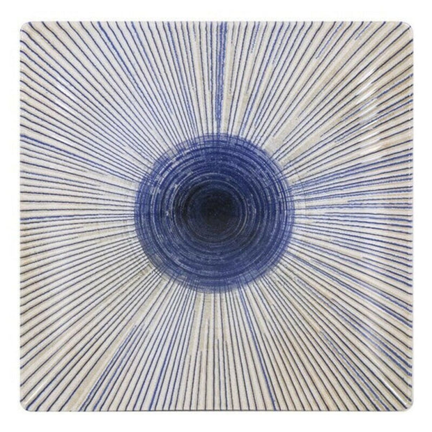 Flad plade La Mediterránea Irys Elite Porzellan Glanz (24 x 24 x 2 cm) (24 x 24 x 2 cm)