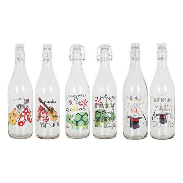 Flasche Lella Glas 1L