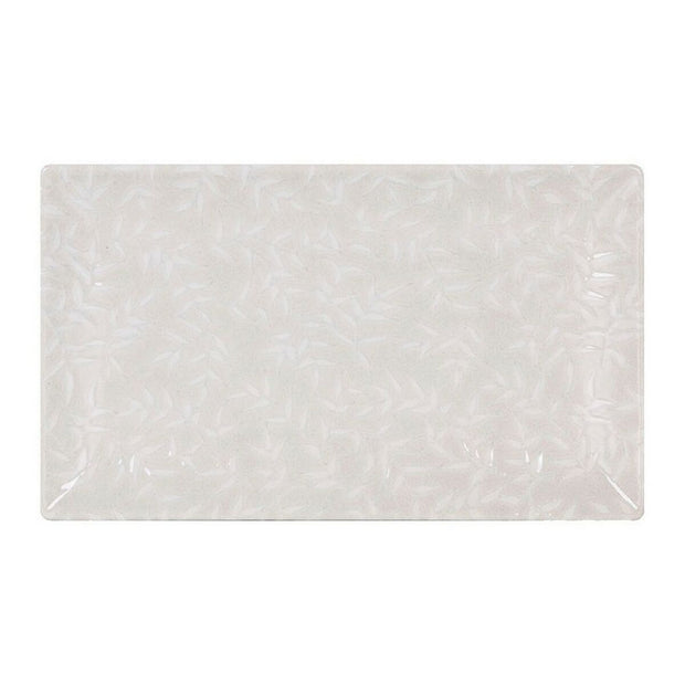Kochschüssel La Mediterránea Viena Porzellan rechteckig Glanz Weiß (25 x 15 x 2 cm)
