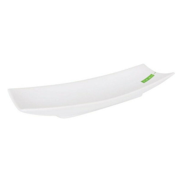 Schale Yummy Porzellan weiß (35,3 x 12 x 5 cm)